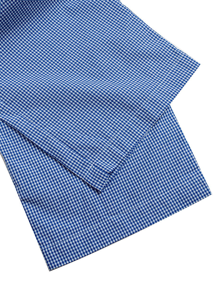 MID-RISE Pyjama Bottoms in Navy Blue Gingham