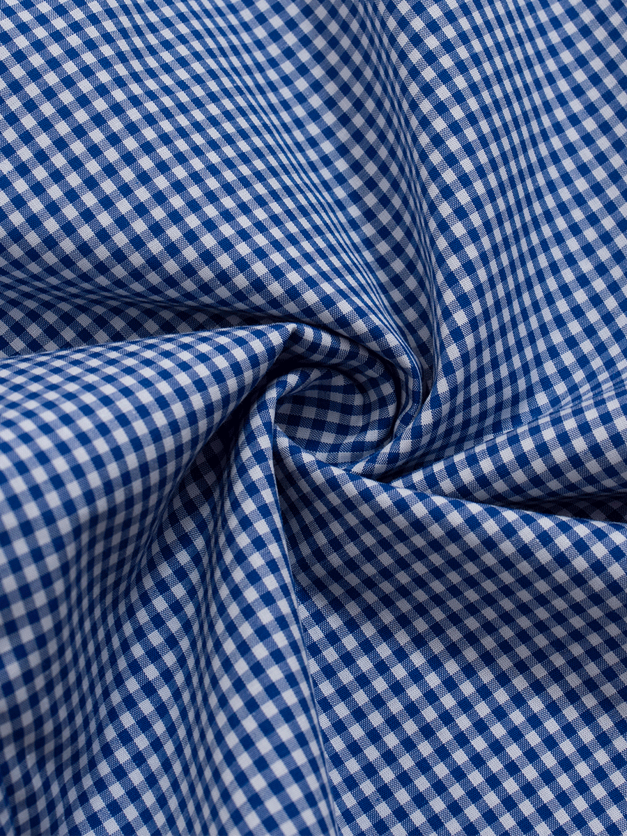 MID-RISE Pyjama Bottoms in Navy Blue Gingham