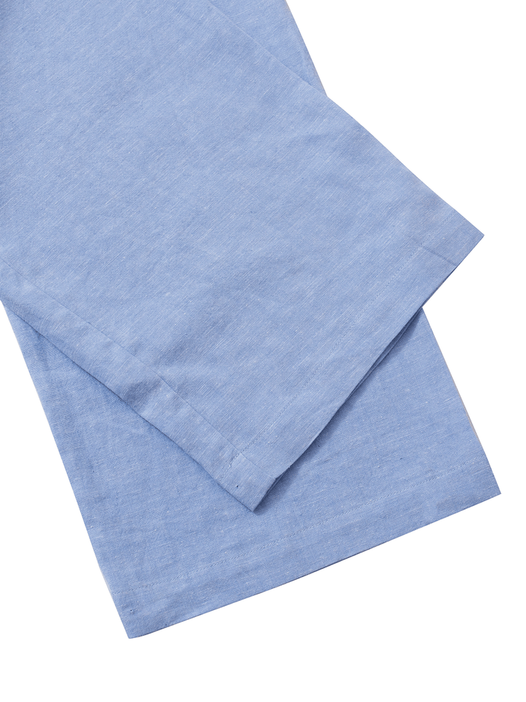 
                                            
                                                LOW-RISE Pyjama Bottoms in Sky Blue
                                            
                                        