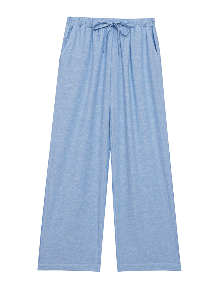 
                                            
                                                LOW-RISE Pyjama Bottoms in Sky Blue
                                            
                                        