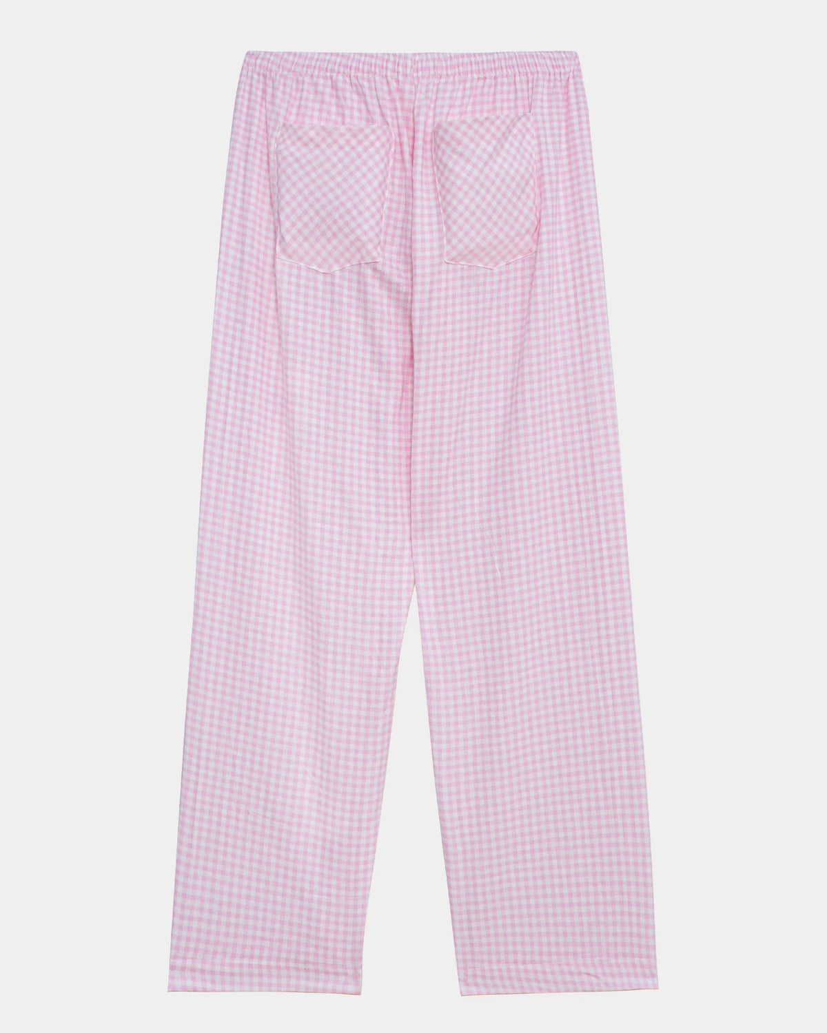Seamless Low Rise -  Pink White Gingham Linen